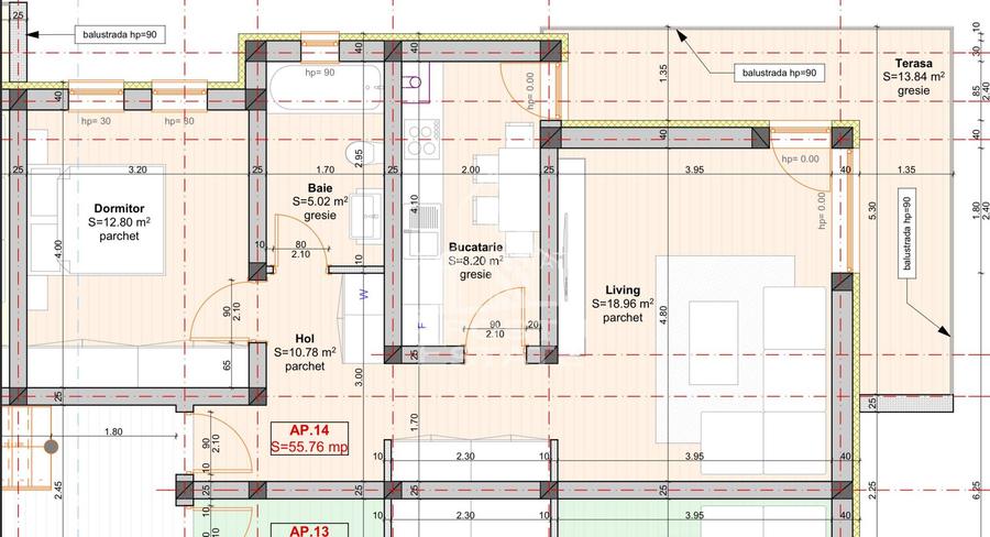 Apartamente cu 2 camere, bucatarie inchisa, finisaje premium. - 1