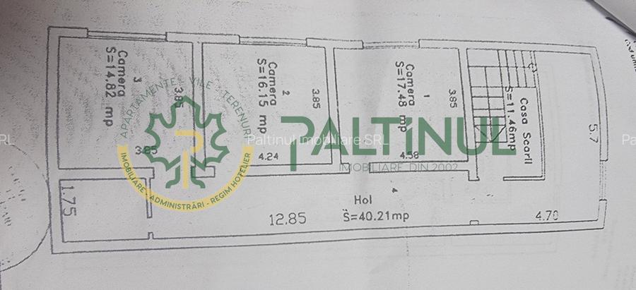 Apartament 3 camere, 89 mp utili, etaj 1, în Sibiu zona Turnisor - 13