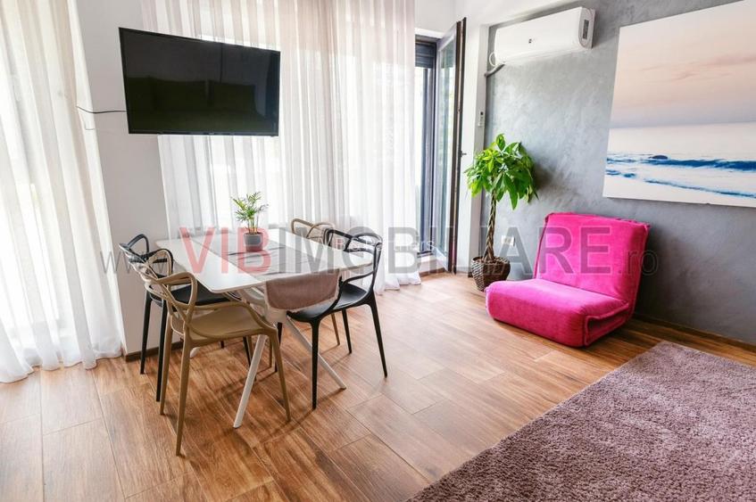 Mamaia Nord, apartament lux, parter cu balcon, zona Lidl-Uzina de pizza - 24