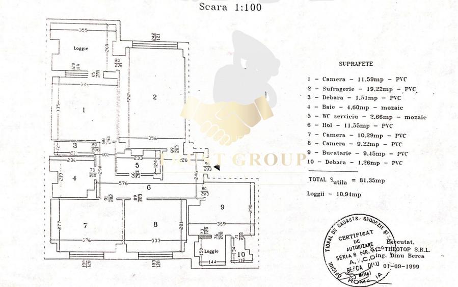 4 camere, 92 mp, 4/10, renovat la cheie, bloc 1980 anvelopat, Obor, metrou - 15