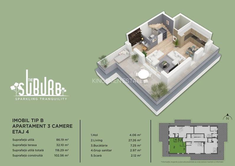 Duplex 3 camere The Suburb Buftea - 9