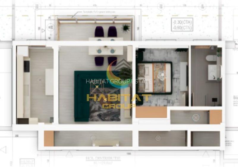 Apartament 2 camere metrou Grigorescu cladire boutique Nou - 4