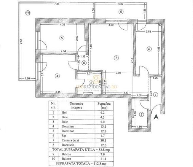 Imobil nou in zona Eroii Revolutiei - 3 camere, spatios,finisat modern - 1