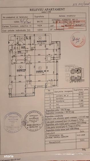 Apartament 2 CAMERE ZONA BLVD NICOLAE GRIGORESCU