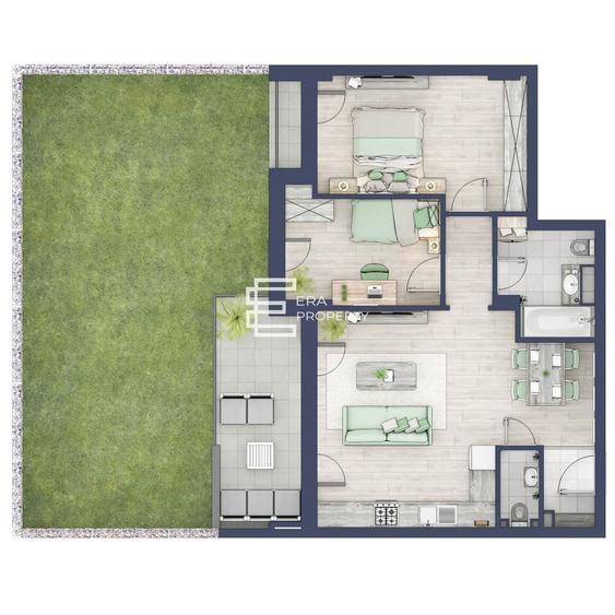 Apartament 3 Camere | 63 mp + gradina 63mp | – Sibiu