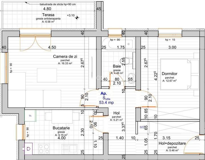 Etaj 1. Decomandat. Langa Eso si Profi. - 4
