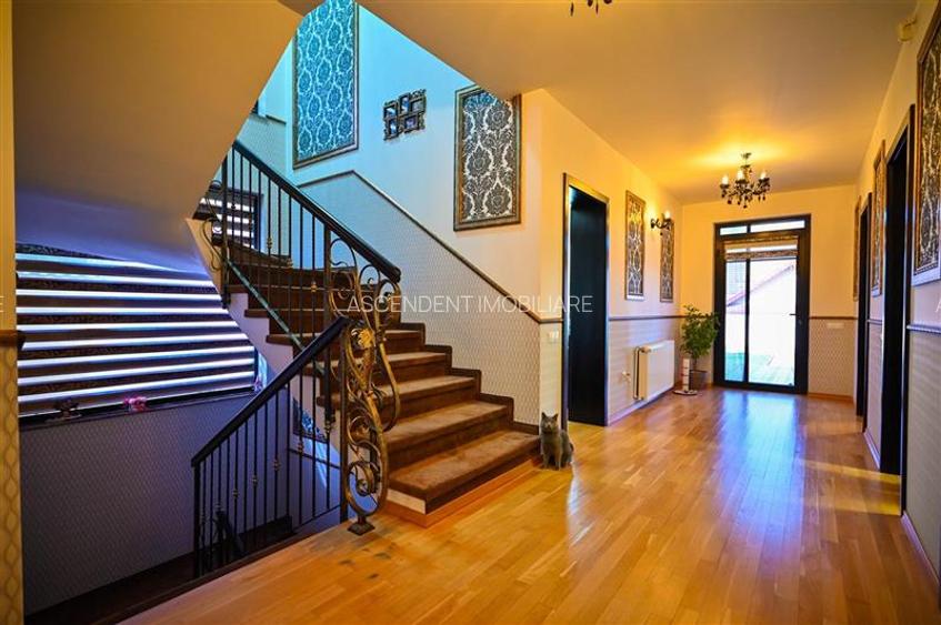 Resedinta distincta, mobilata cu rafinament, pe 1.000 mp teren, Central, Sacele, - 24