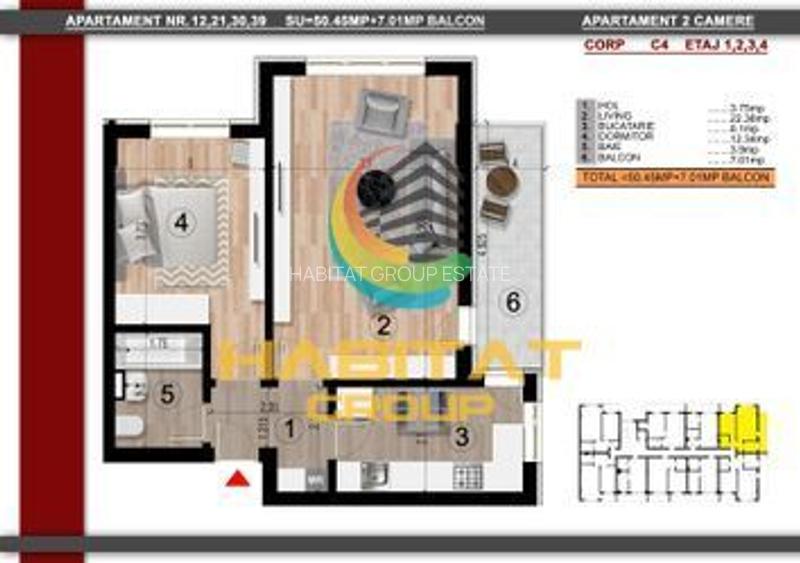 Vanzare 2 Camere Decomandat predare Primavara Metrou Berceni Dezvoltator - 2