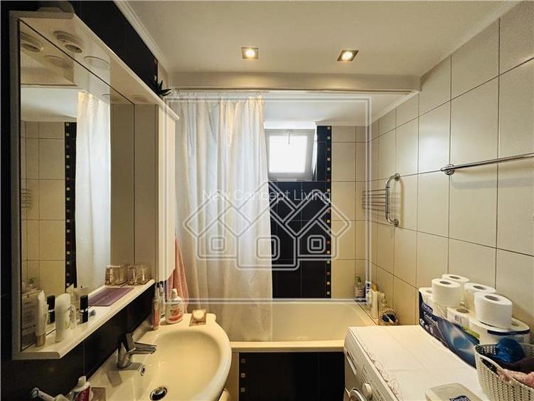 Apartament de vanzare in Sibiu-3 camere, balcon - Etaj 1/4 - Turnisor - 15