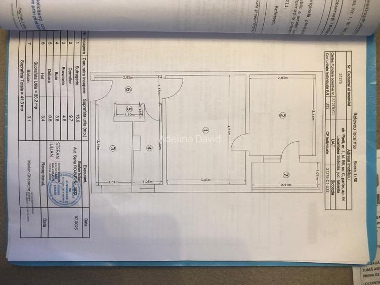 Apartament cu 2 camere,izolat termic, centrala proprie,termopane,situat stradal! - 3