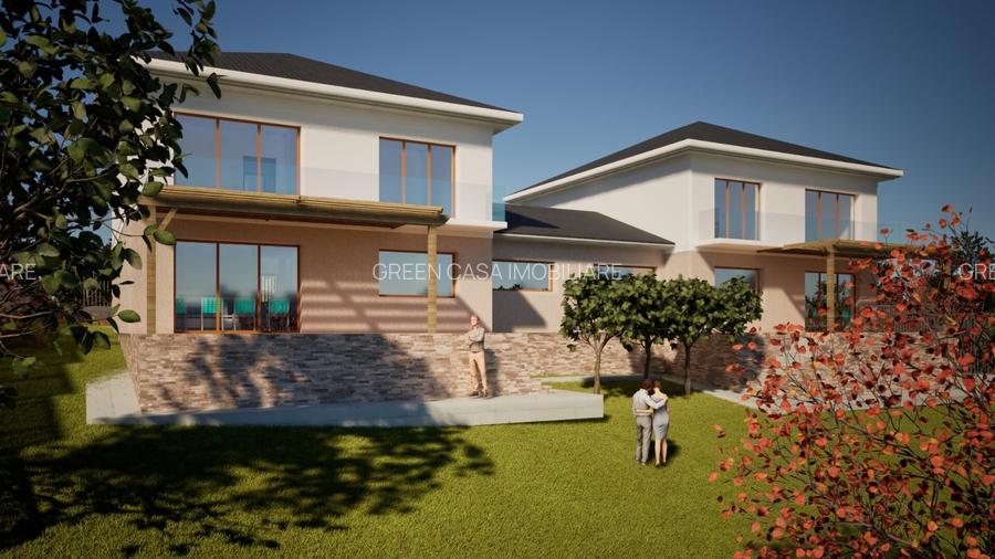 Teren 970 mp cu autorizație pentru 2 case Panorama deosebită, Zonă Ion Creanga - 5