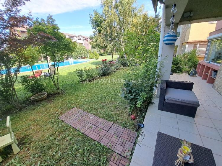 Pipera-Ibiza Sol (scoala Americana), 4 camere de vanzare, p/3 cu gradina, terasa - 3