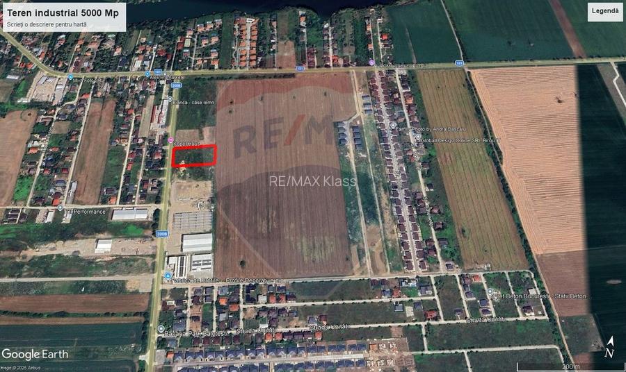 Teren 5.000mp Balotesti cu autorizatie hala - 5