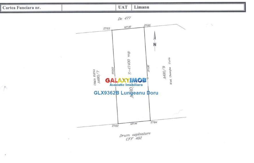 Teren intravilan 47.400 mp, Vama Veche, 200 m de Marea Neagra - 10