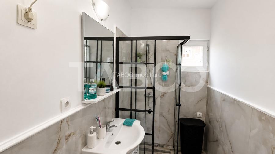 Teren de vanzare 500 mp + cabana la cheie cu utilitati Sura Mare - 5