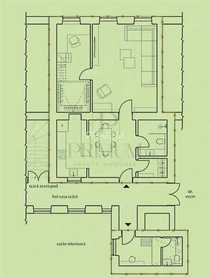 BADEA CARTAN - 3 CAM - ETJ.1 - 2 BAI - GARAJ - 2 BOXE - RENOVAT - ISTORIC- - 10