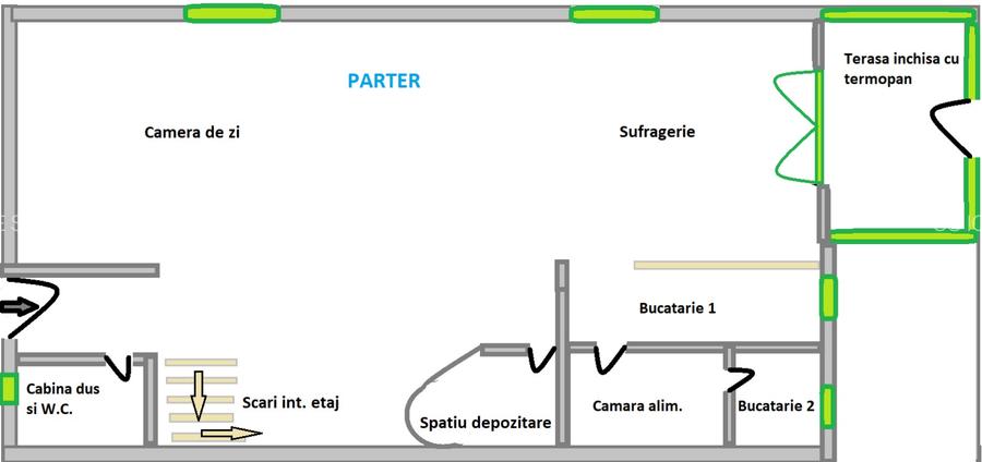 Casa  cu 5 camere  in Cartier Europa, Mosnita Noua - 1