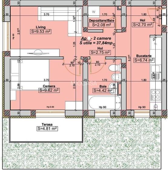 Braytim. Langa Profi. Curte proprie. Bucatarie inchisa. - 6