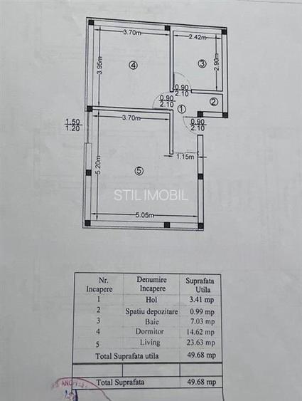 Apartament 2 camere - 50 mp - 7