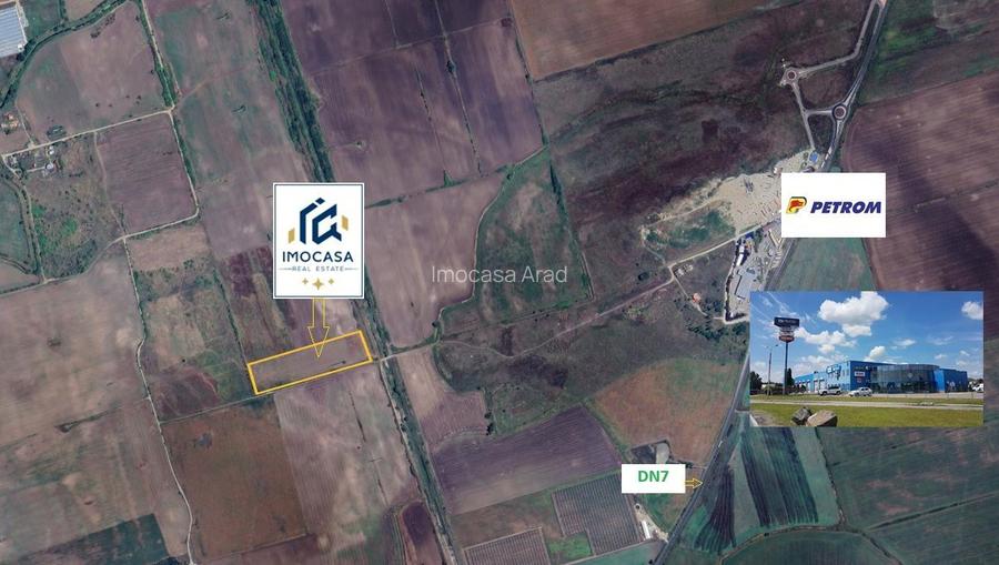 Teren Extravilan Agricol 2 ha locație în zona dezvoltare Arad - 2