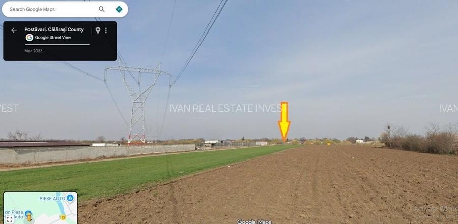 Teren 500 mp de vanzare, Frumusani - Postavari, acces rapid A0 si DNCB - 7