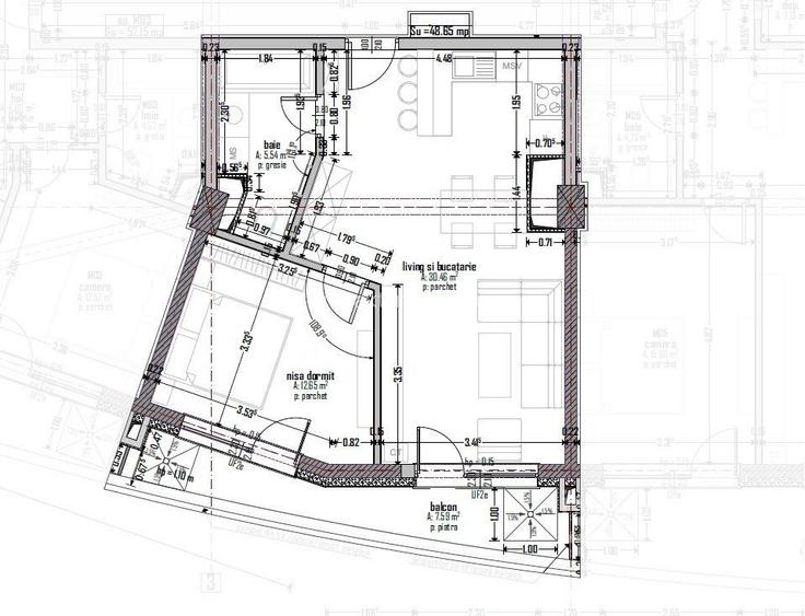 Apartament 2 camere finisat in Ansamblul Wings - 1