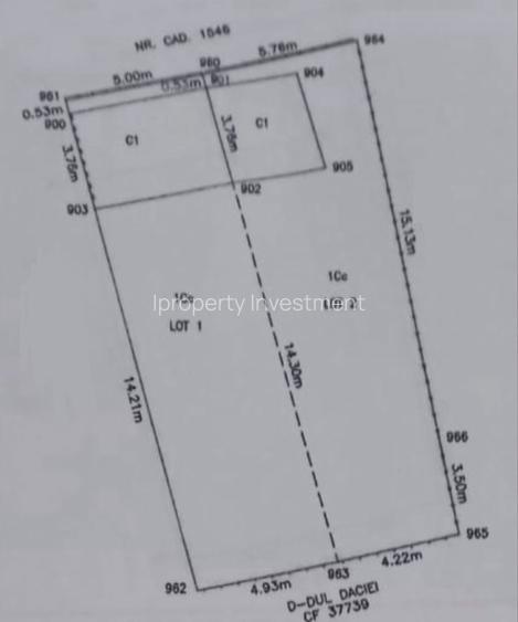 Teren 185 mp cu deschidere la soseaua principala Blvd. Daciei - 5