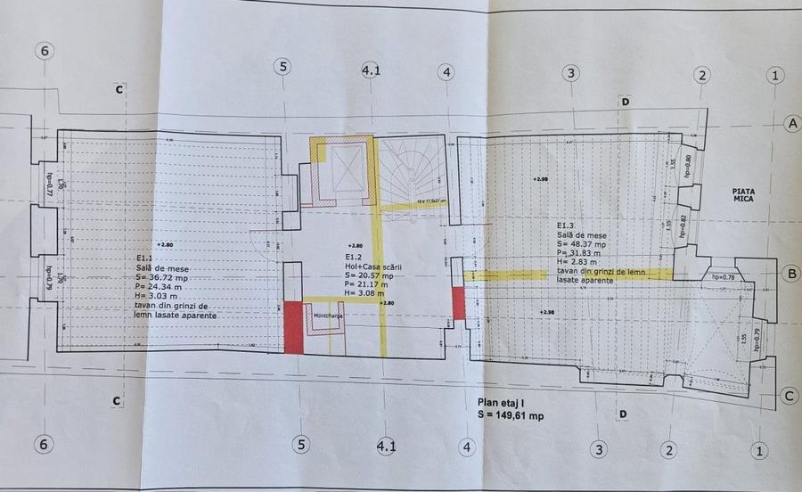Cladire comerciala S+P+2E+M, PIATA MICA - Sibiu
