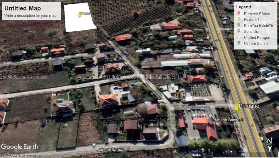 Saftica Primarie 3244 mp lotizat - 3