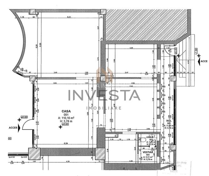 Spatiu Comercial de inchiriat - 124 mp - Zona Kaufland Marasti - 1