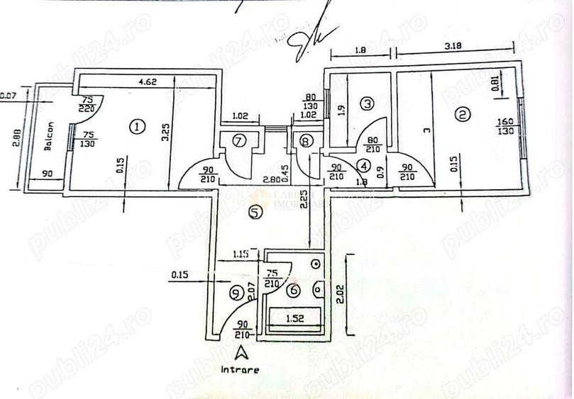 2 Camere Decomandat | Cetatuia - modelul mare | langa metrou - 2