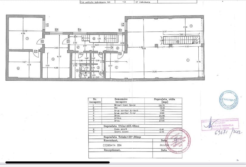 Spatiu Comercial. P+2. 466 mp. Proprietar. 0% Comision. 5000 EURO NEGOCIABIL. - 5