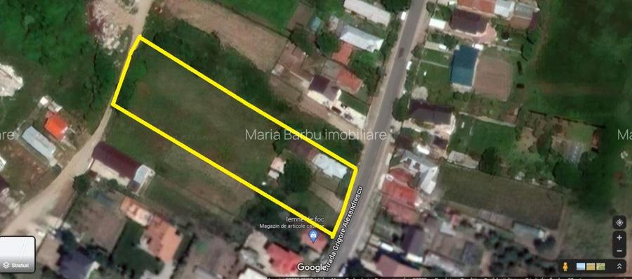 Teren intravilan  3447 mp, cu casa modesta, Desch. 30 m, str. Gr. Alexandrescu - 4