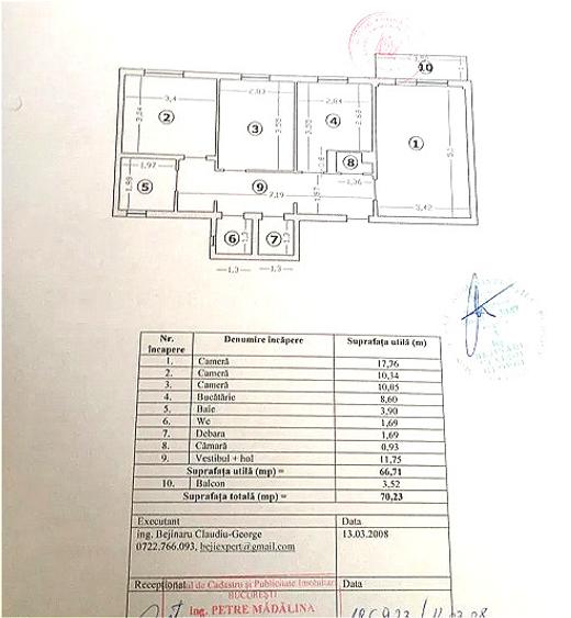 3 camere | bloc reabilitat | decomandat | 650 m Metrou Gorjului - 19