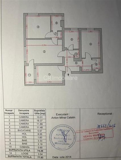 Apartament de 4 camere metrou Nicolae Grigorescu parc A.I.Cuza - 4