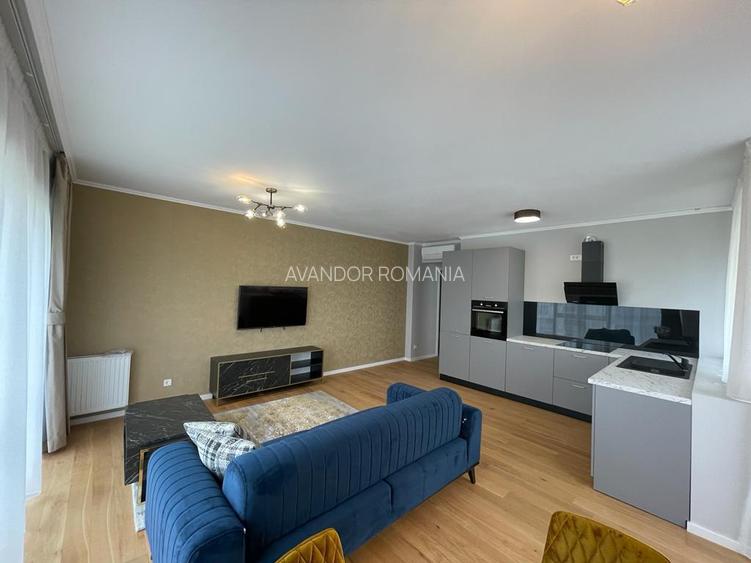 Apartament cu 2 camere de închiriat - mobilat modern în Aviației Park - 13