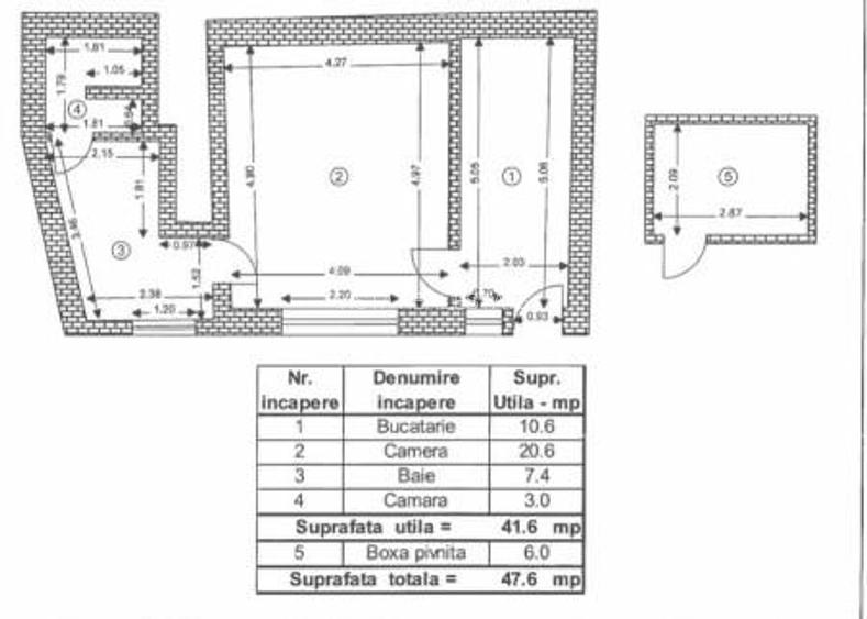 Garsoniera moderna 42mp – zona centrala Brasov, ideala pentru investitie - 3