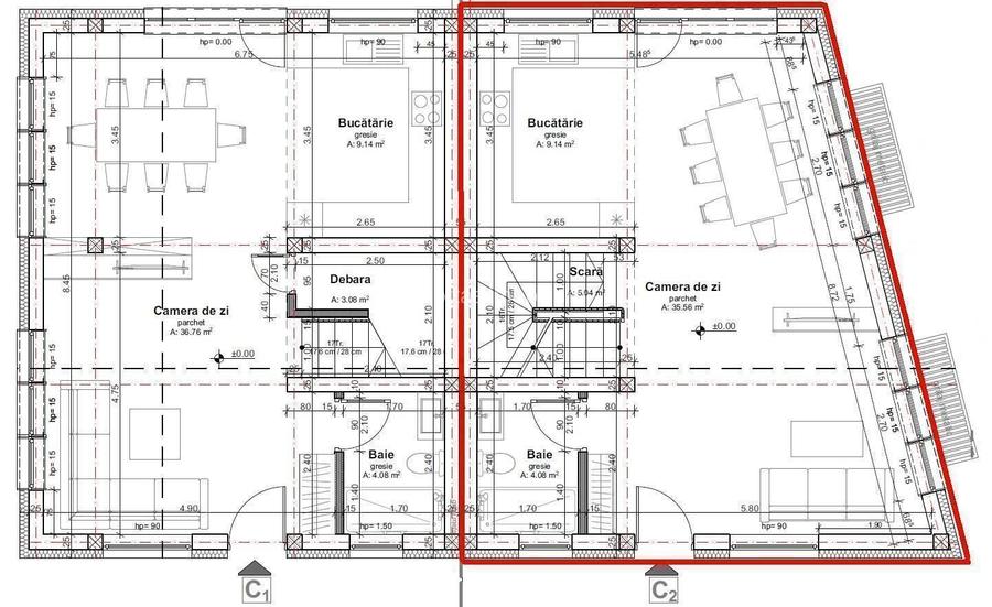 0% Comision! Casa noua- cuplata, S+P+M+(Pod), Dambul Rotund - 14