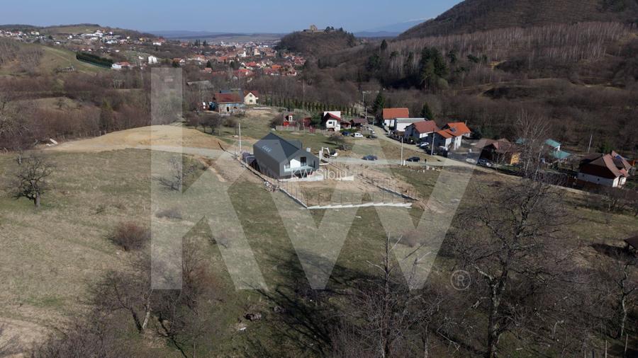 Casă modernă cu panoramă Făgăraș și Cisnădioara, curte mare, premium lux - 12