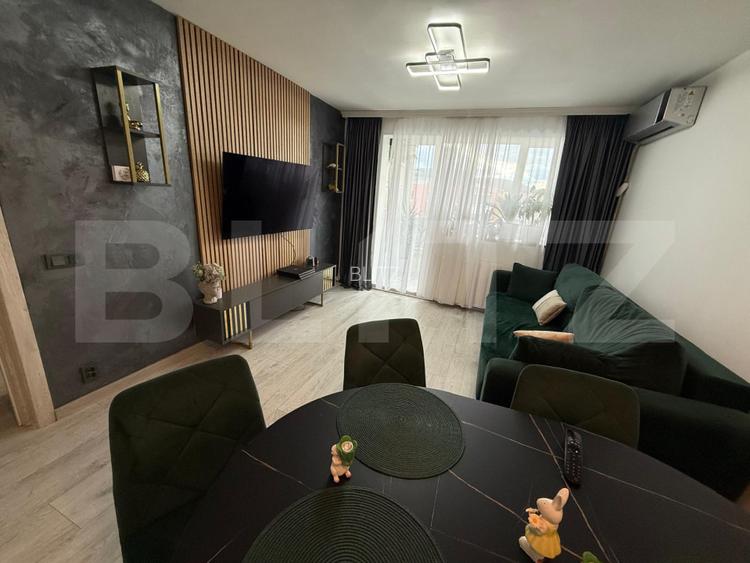 Apartament 2 camere, decomandat, cu balcon, mobilat si utilat, aer conditionat - 2