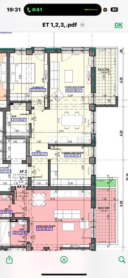 Bulevardul Bratianu  3 camere - 4