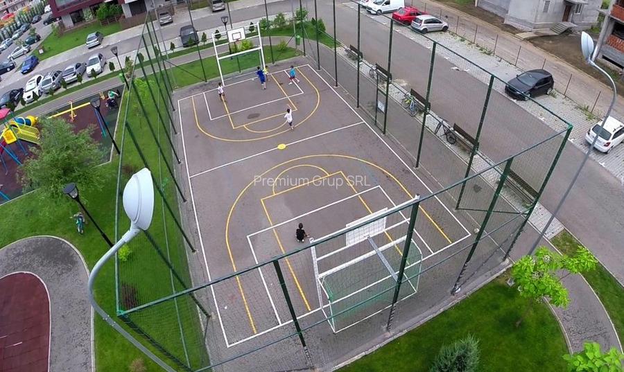 2 camere cu grădină proprie  și loc de parcare inclus. Mobilat. Rond Cristalului - 12