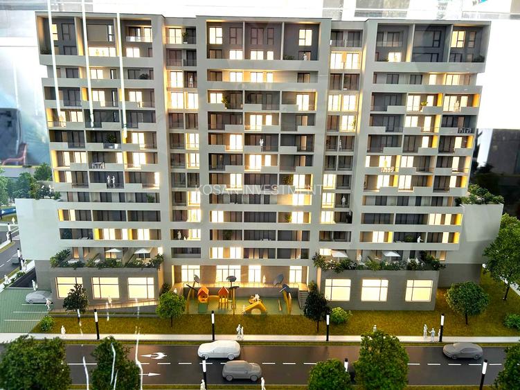 Garsoniera Spatioasa/ Piscina/ Loc de joaca/ Spatii verzi - 11