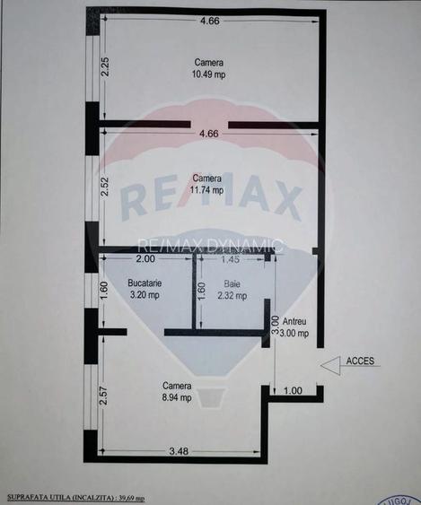 Apartament cu 3 camere de închiriat în zona Intim - 11