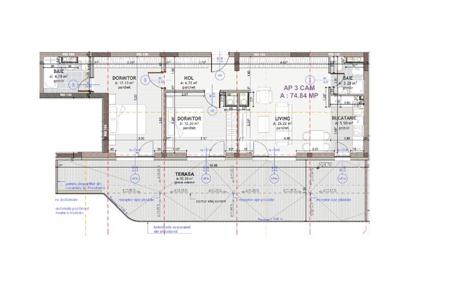 Penthouse la cheie str. Eroilor Floresti - 9