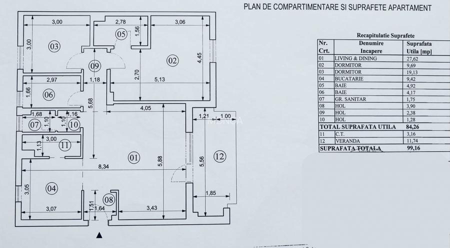 Apartament 3 camere 87mp +12 mp terasa | 0 comision | Felicity - Padurea Baneasa - 4