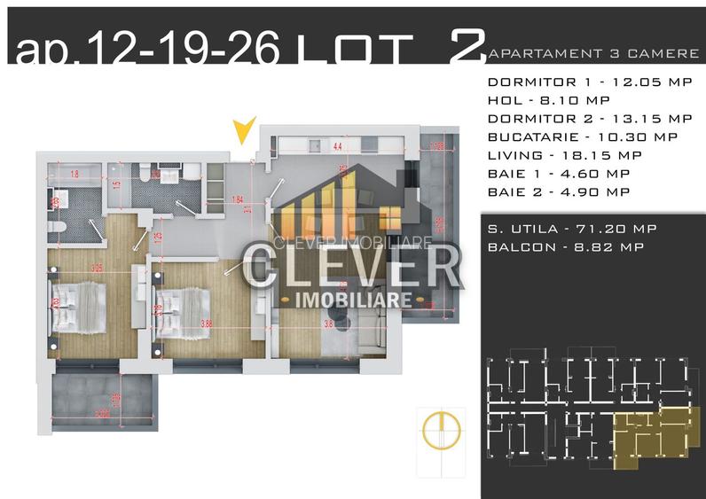 Pallady, Apartament 3 Camere, Finisaje la Alegere, Comision 0% - 1