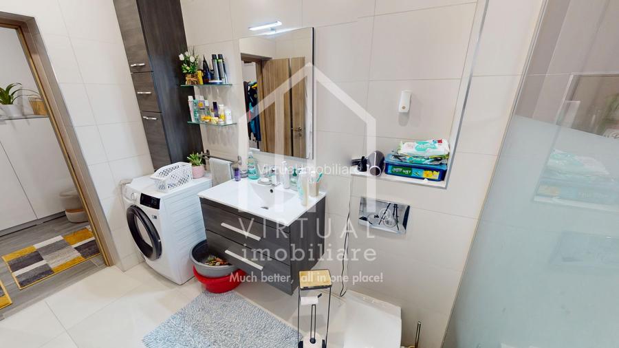 Ap. cu 3 camere 83mp utili + terasa si gradina  | 2 locuri de parcare - 2