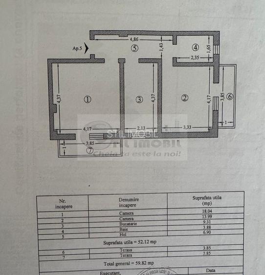 Apartament 2 camere CUG | 59,82 mp | 110.000 Euro - 6