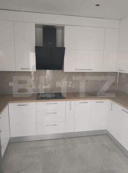 Apartament mobilat/utilat - 3 camere, 70 mp, 2 bai, balcon, Zona Auchan Iris - 5
